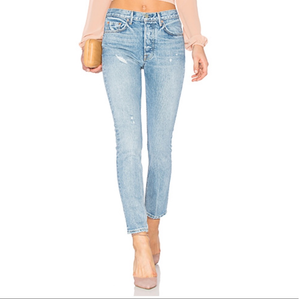 Grlfrnd Karolina High Rose Skinny Jean Size 27